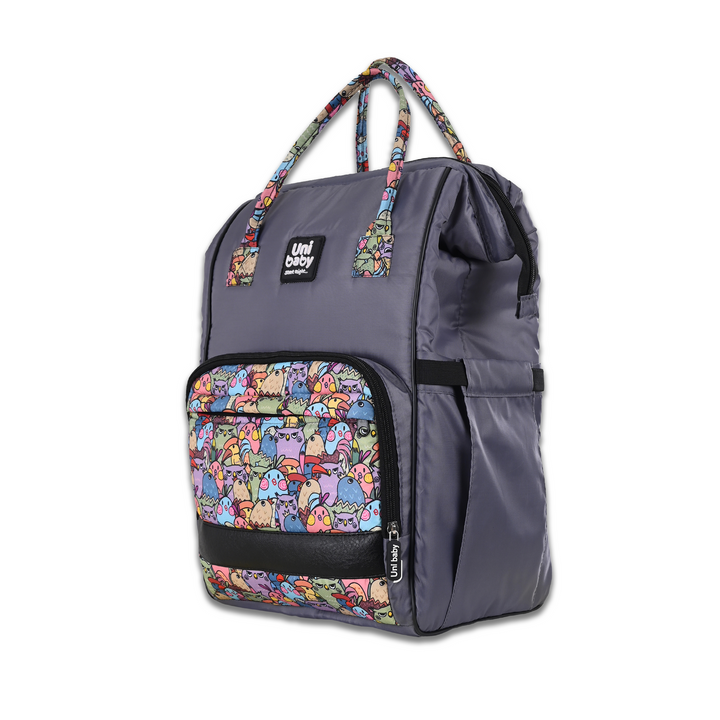 Dual-Tone Multi-Functional Diaper Backpack & Travel Bag