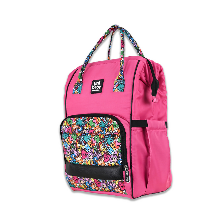 Dual-Tone Multi-Functional Diaper Backpack & Travel Bag
