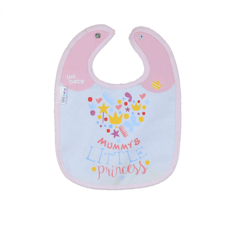 Pink Crown & Fairy "Little Princess" Baby Bibs