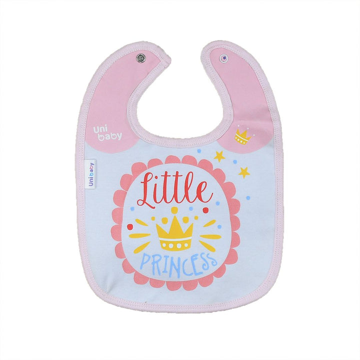 Pink Crown & Fairy "Little Princess" Baby Bibs