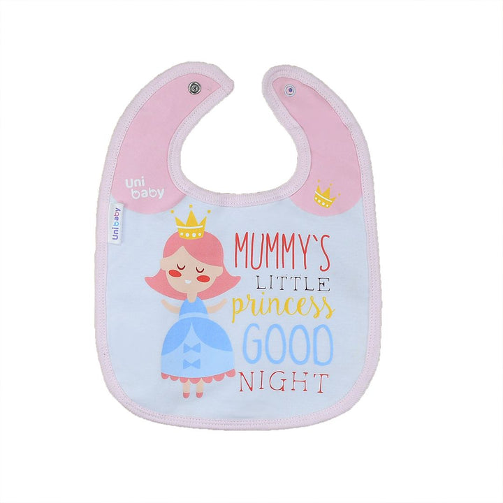 Pink Crown & Fairy "Little Princess" Baby Bibs