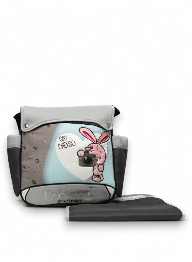Kids Cute Animal Print Shoulder Diaper Bag & Travel Messenger