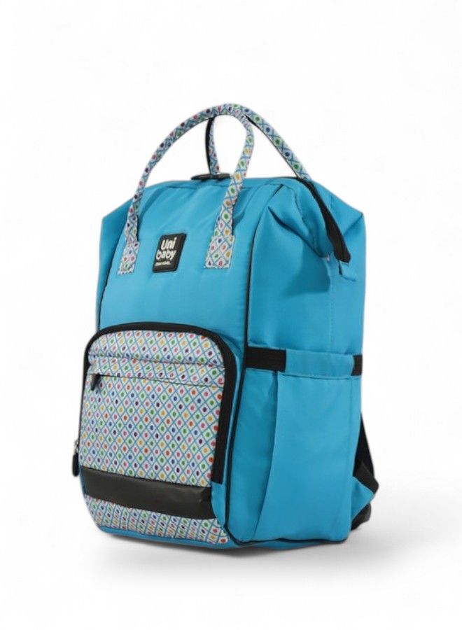 Deluxe Quilted Baby Diaper Bag Backpack