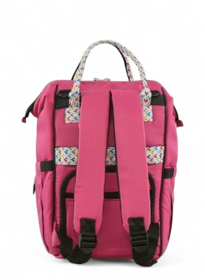 Deluxe Quilted Baby Diaper Bag Backpack