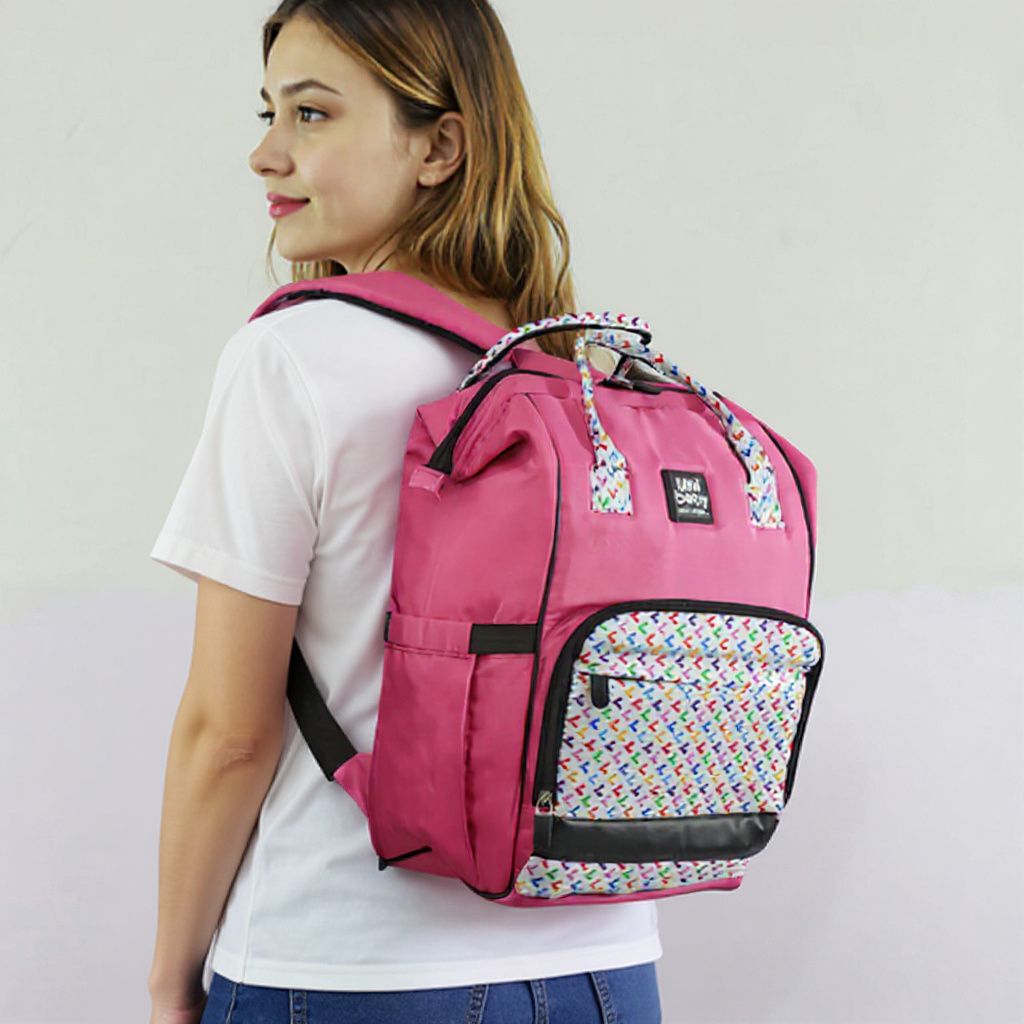 Deluxe Quilted Baby Diaper Bag Backpack
