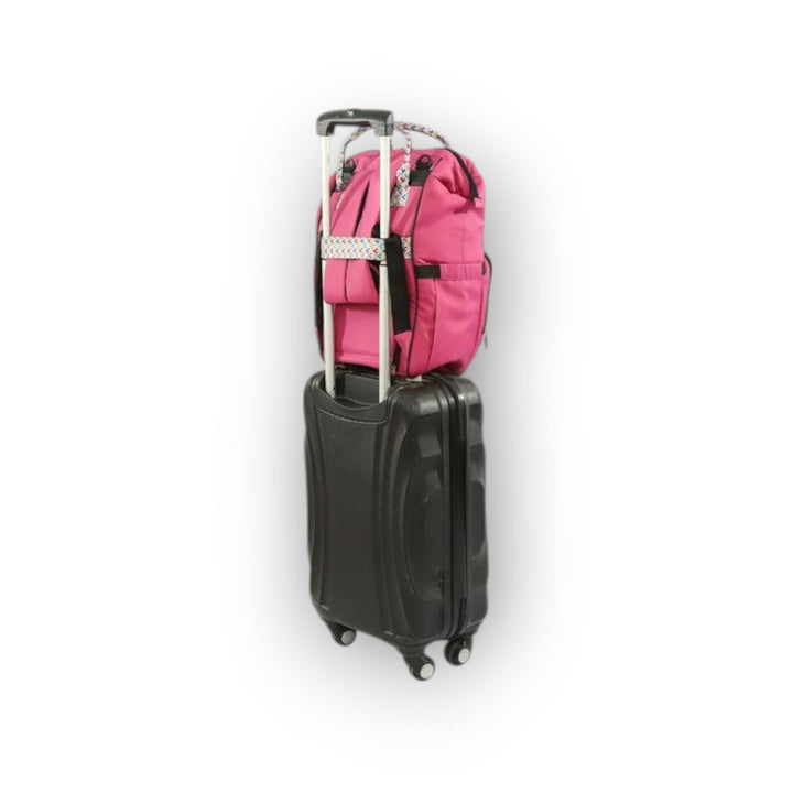 Deluxe Quilted Baby Diaper Bag Backpack