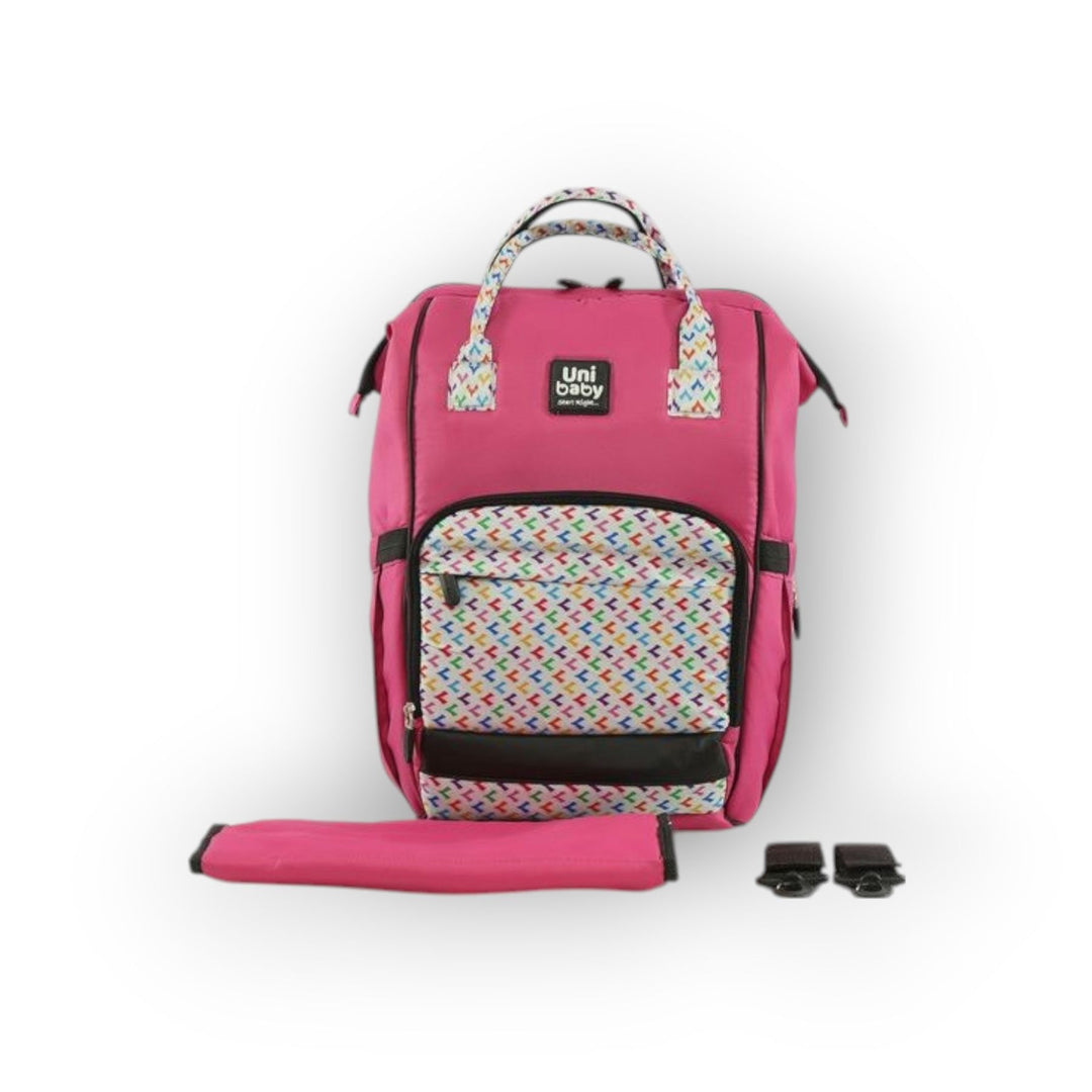 Deluxe Quilted Baby Diaper Bag Backpack