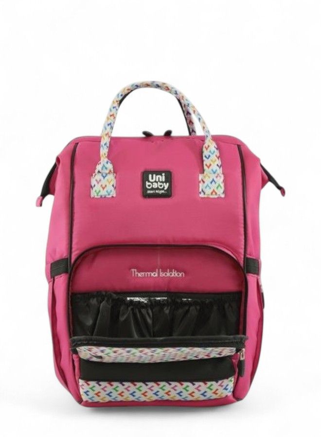 Deluxe Quilted Baby Diaper Bag Backpack