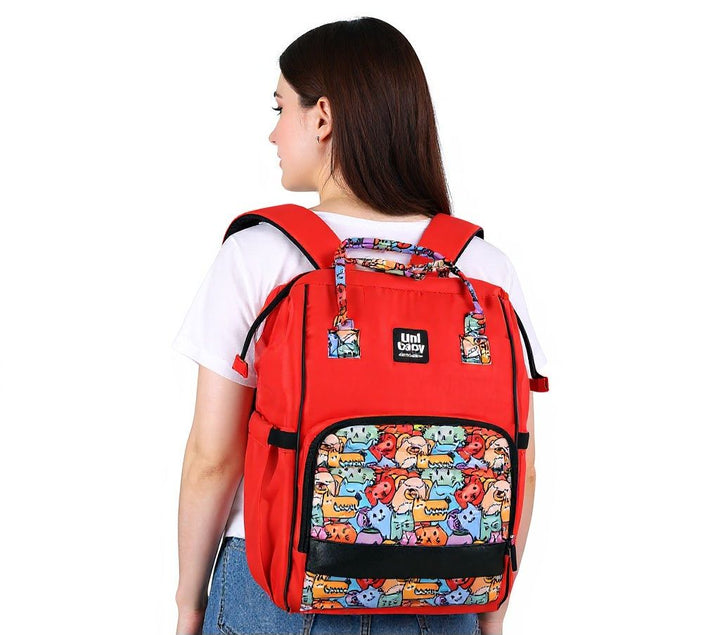 Dual-Tone Multi-Functional Diaper Backpack & Travel Bag