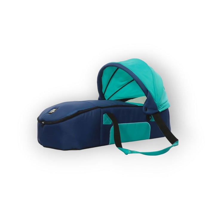 Portable Infant Carrycot & Diaper Bag Backpack with Sun Canopy