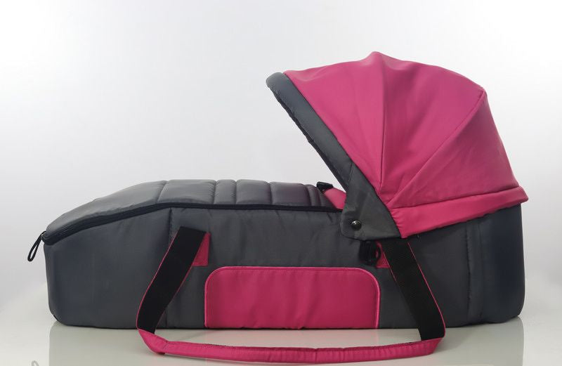 Portable Infant Carrycot & Diaper Bag Backpack with Sun Canopy