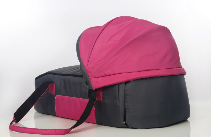 Portable Infant Carrycot & Diaper Bag Backpack with Sun Canopy