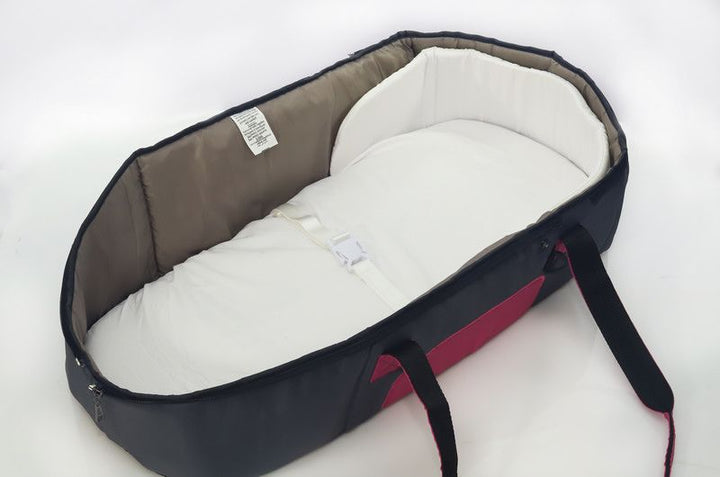 Portable Infant Carrycot & Diaper Bag Backpack with Sun Canopy