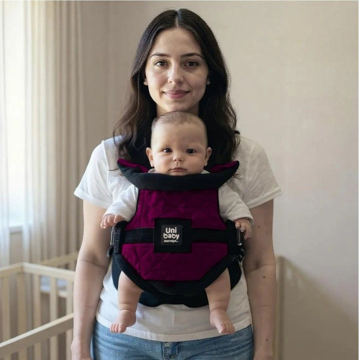 Diamond-Quilted Safe & Snug Convertible Baby Carrier