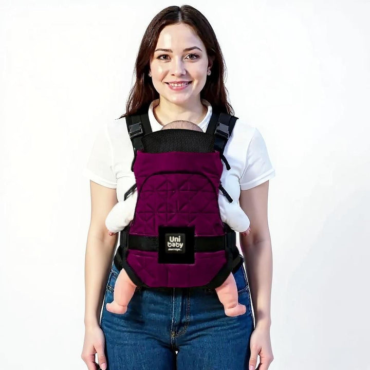 Diamond-Quilted Safe & Snug Convertible Baby Carrier