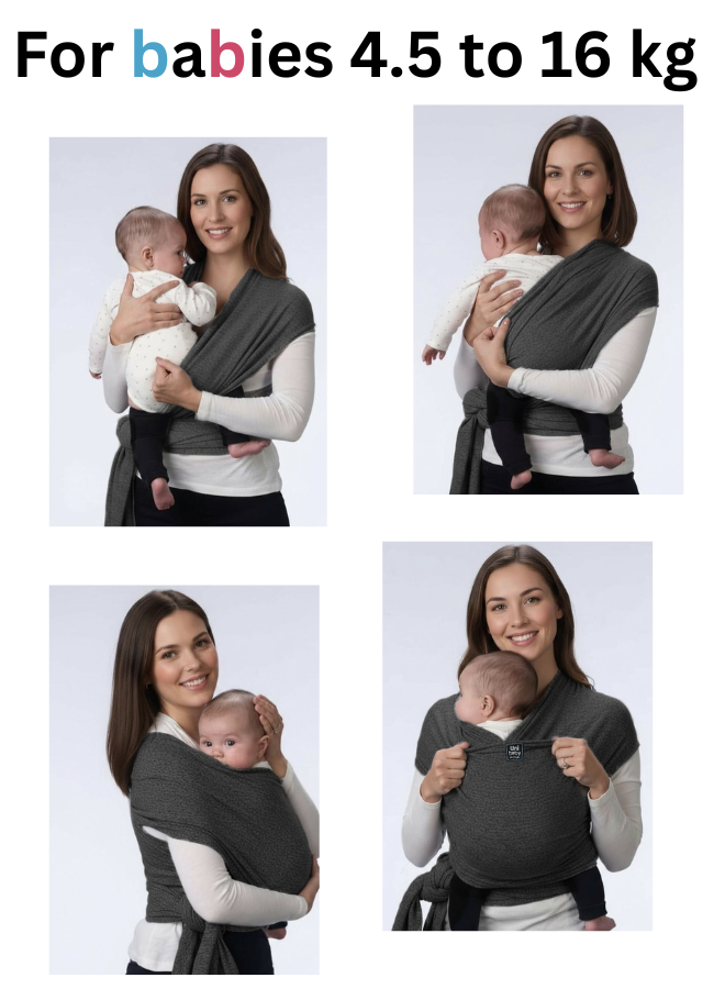 Premium Ergonomic Baby Wrap Carrier