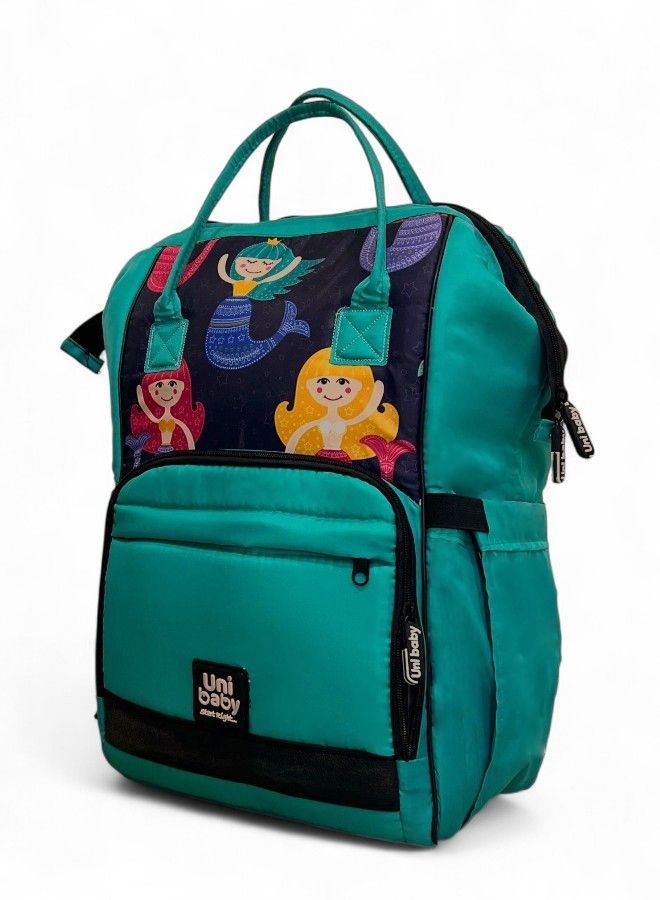 Deluxe Quilted Baby Diaper Bag Backpack