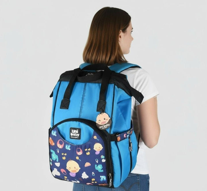 Multi-Functional Baby Diaper Backpack with Thermal Pockets