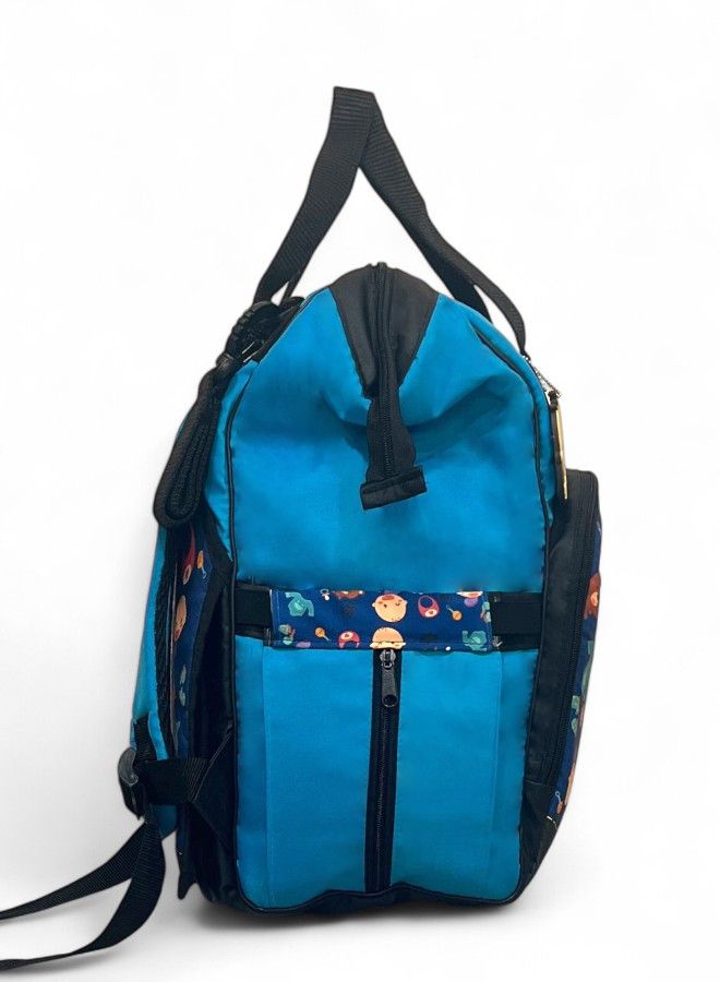 Multi-Functional Baby Diaper Backpack with Thermal Pockets