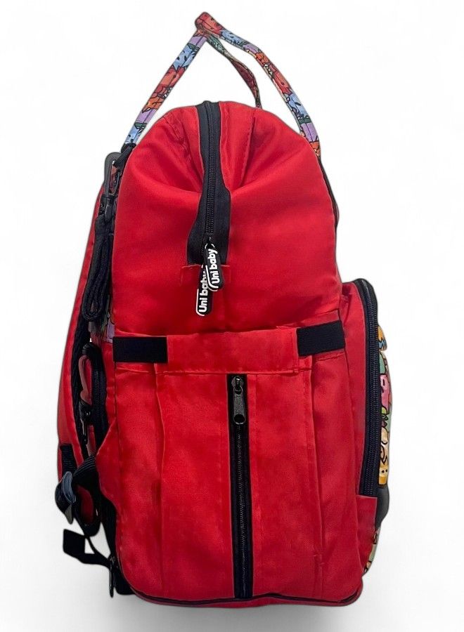 Dual-Tone Multi-Functional Diaper Backpack & Travel Bag