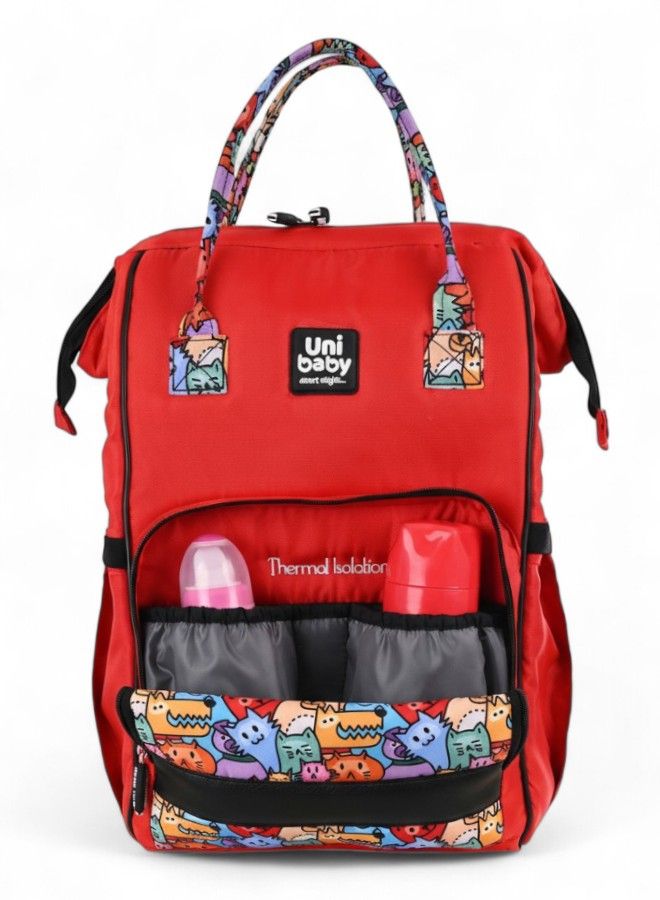 Dual-Tone Multi-Functional Diaper Backpack & Travel Bag